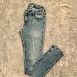 Light Wash Blue Skinny Jeans